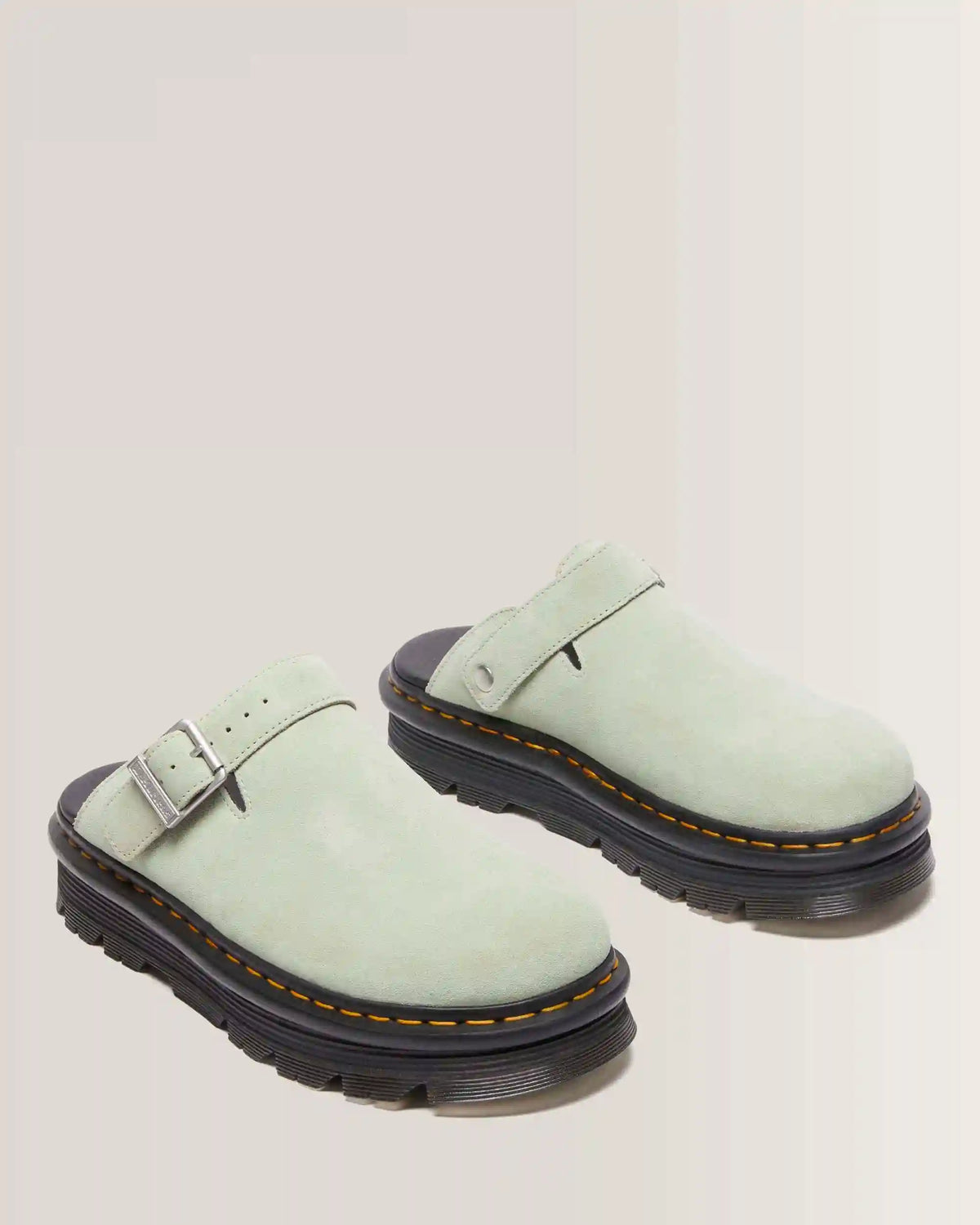 Zebzag Suede Casual Slingback Platform Mules