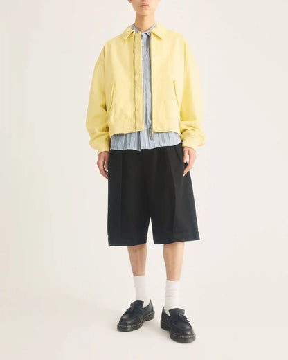Adrian Yellow Stitch Ambassador Leather Loafers