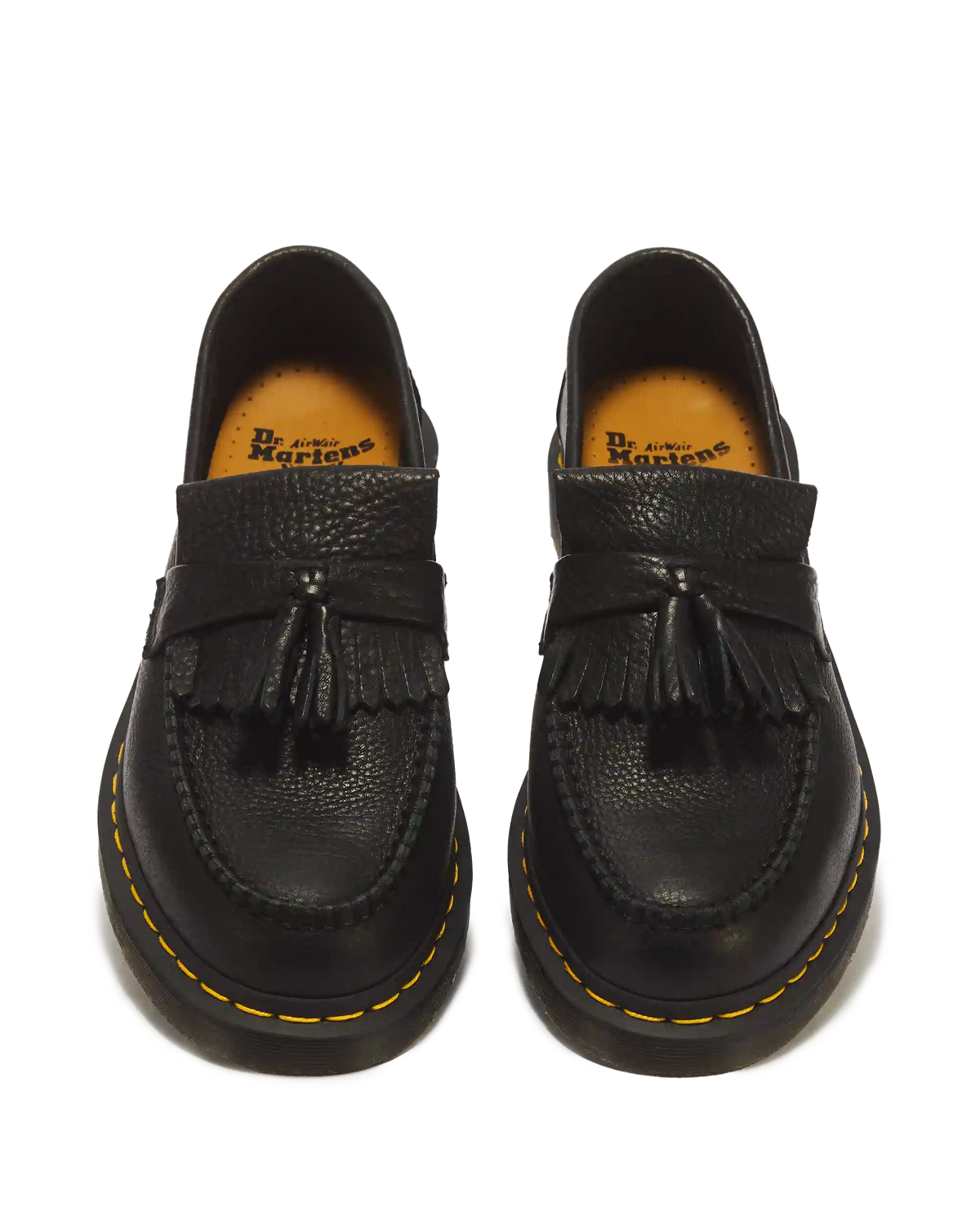Adrian Yellow Stitch Ambassador Leather Loafers