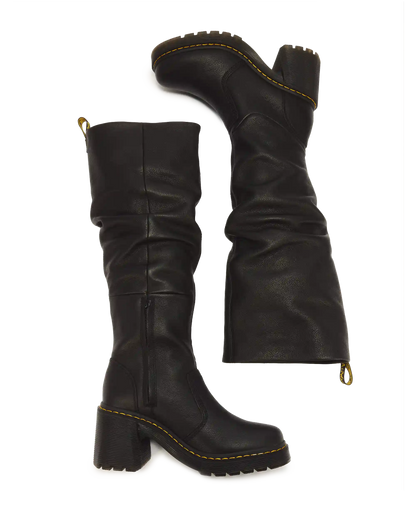 Kasey Virginia Leather Tall Heeled Boots