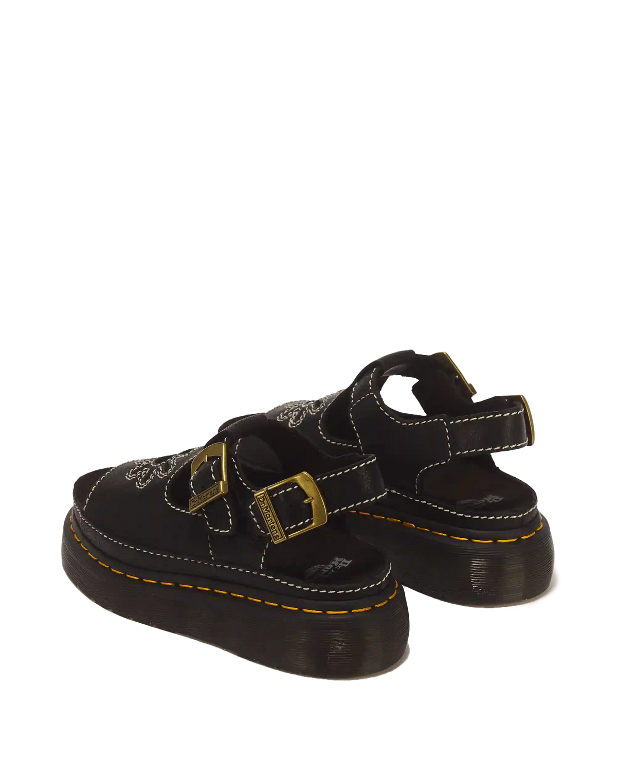 Dunnet Flower Full Grain Leather Sandals