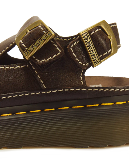 Dunnet Flower Full Grain Leather Sandals