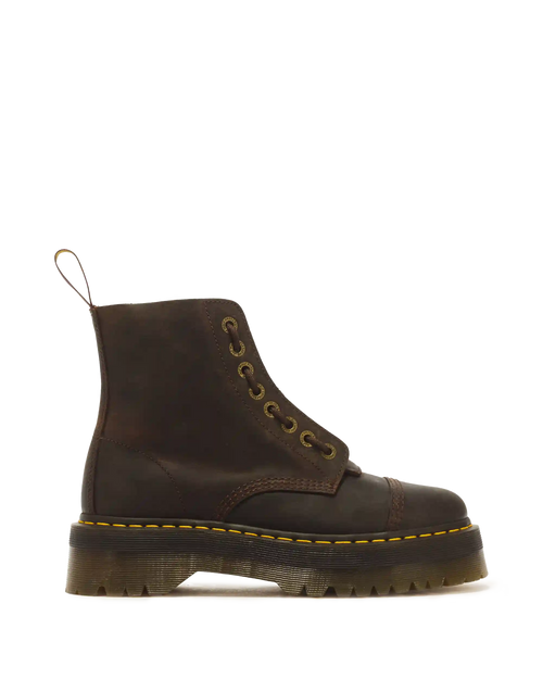 Sinclair Crazy Horse leather platform boots
