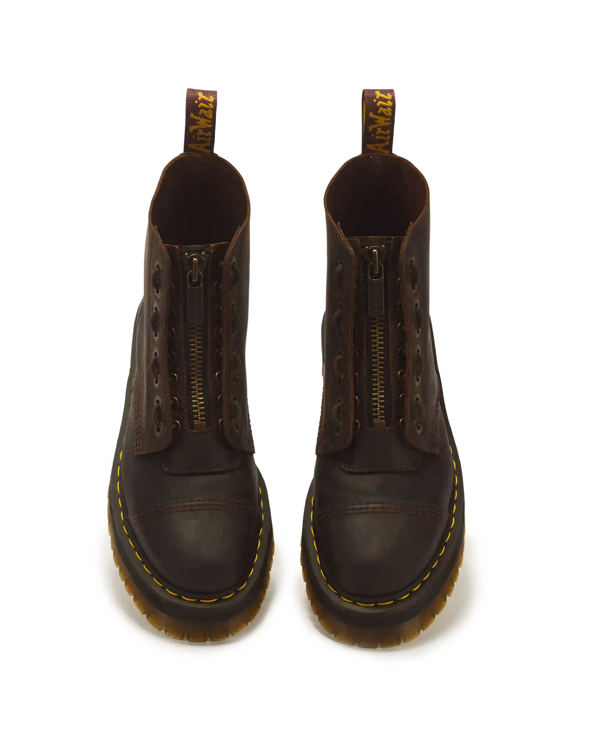 Sinclair Crazy Horse leather platform boots
