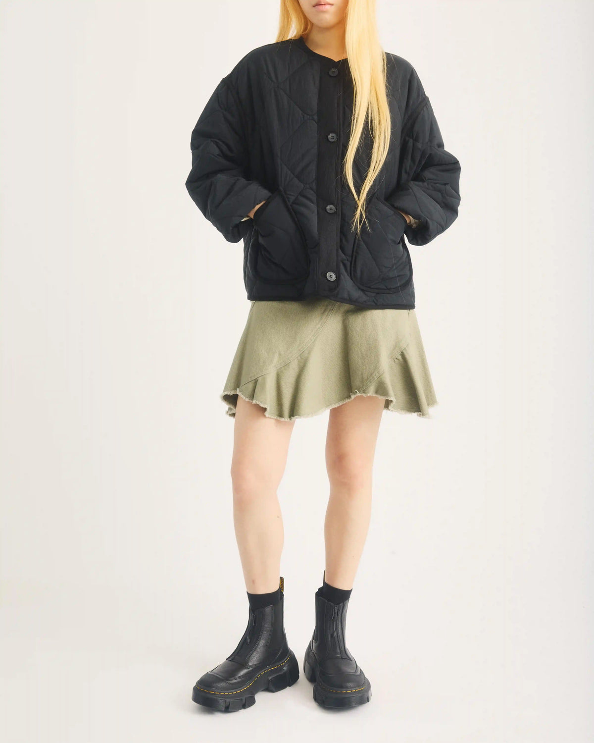 DMXL Zip Chelsea leather boots