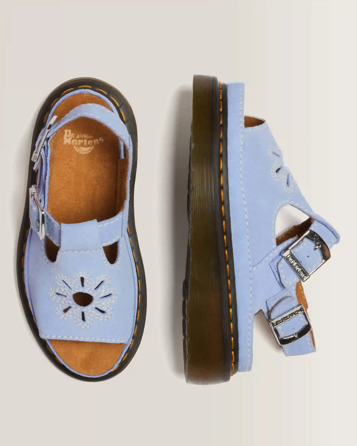 Dunnet Flower Buttersoft leather sandals