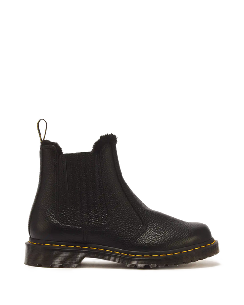 2976 LEONORE II FAUX FUR LINED SOFT LEATHER CHELSEA BOOTS
