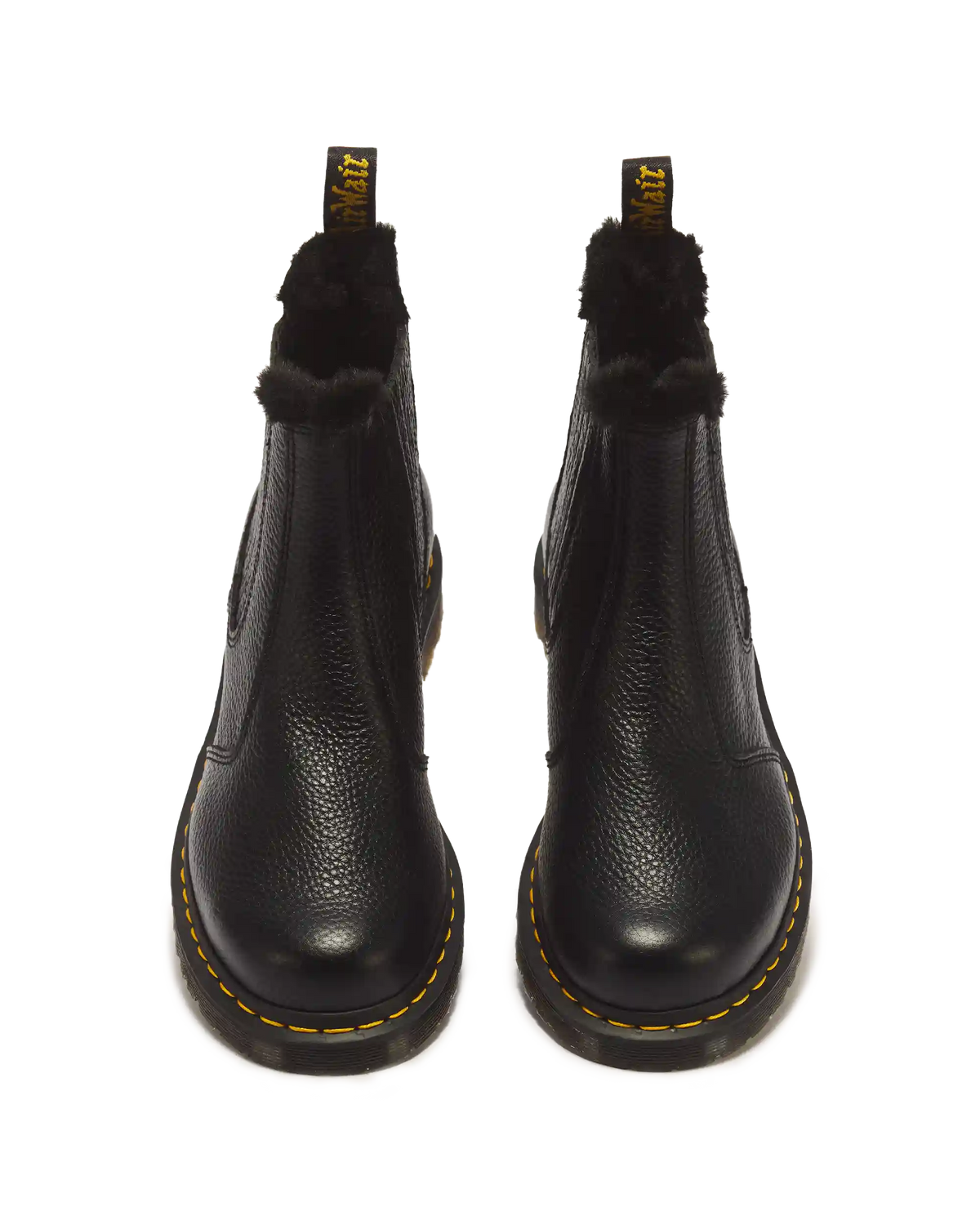 2976 LEONORE II FAUX FUR LINED SOFT LEATHER CHELSEA BOOTS