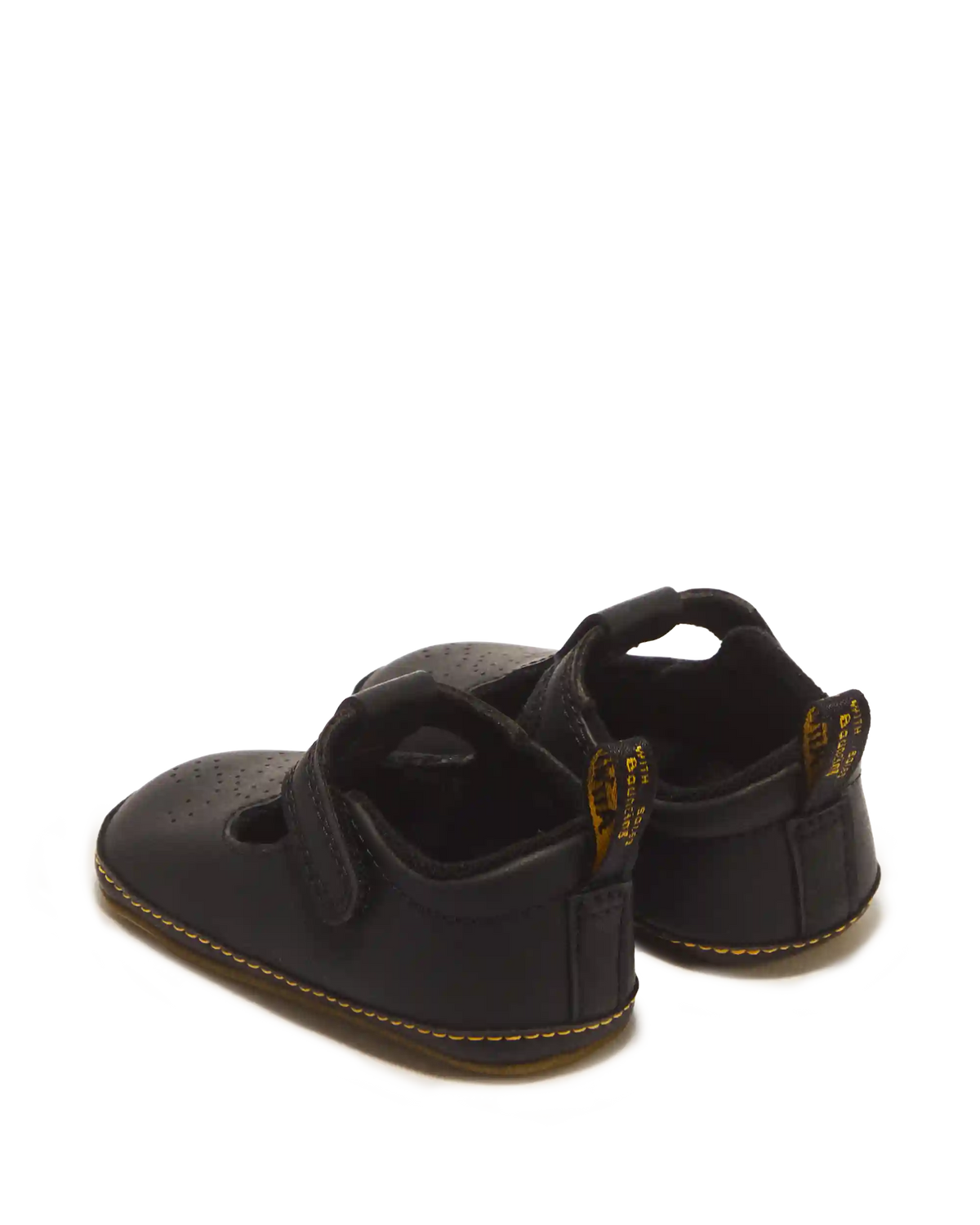 NEWBORN POLLEY PU-COATED LEATHER MARY JANE SHOES