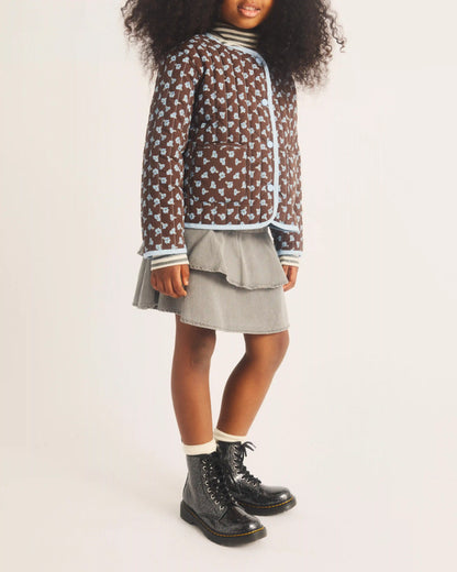 JUNIOR 1460 GLITTER PATENT LEATHER BOOTS