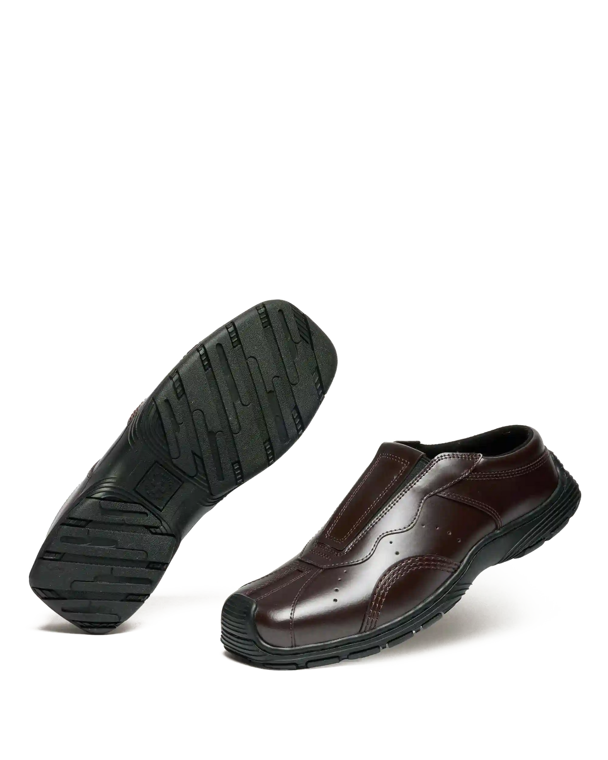 Aurix Satin Finish Leather Mules