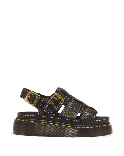 Wrenlie Open Toe Nappa Leather Fisherman Platform Sandals