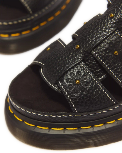Wrenlie Open Toe Nappa Leather Fisherman Platform Sandals