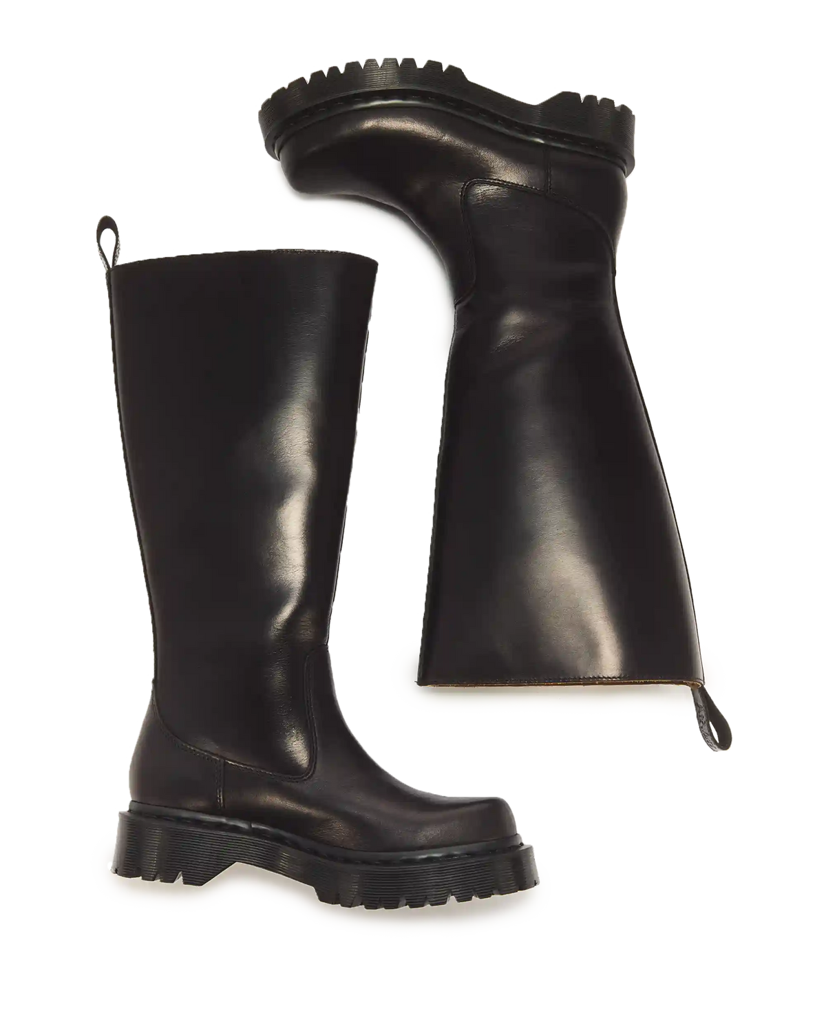 Rejena Hi Old Harness Leather Boots