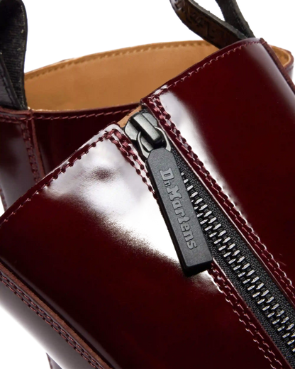 Rejena Lacquered Leather Boots