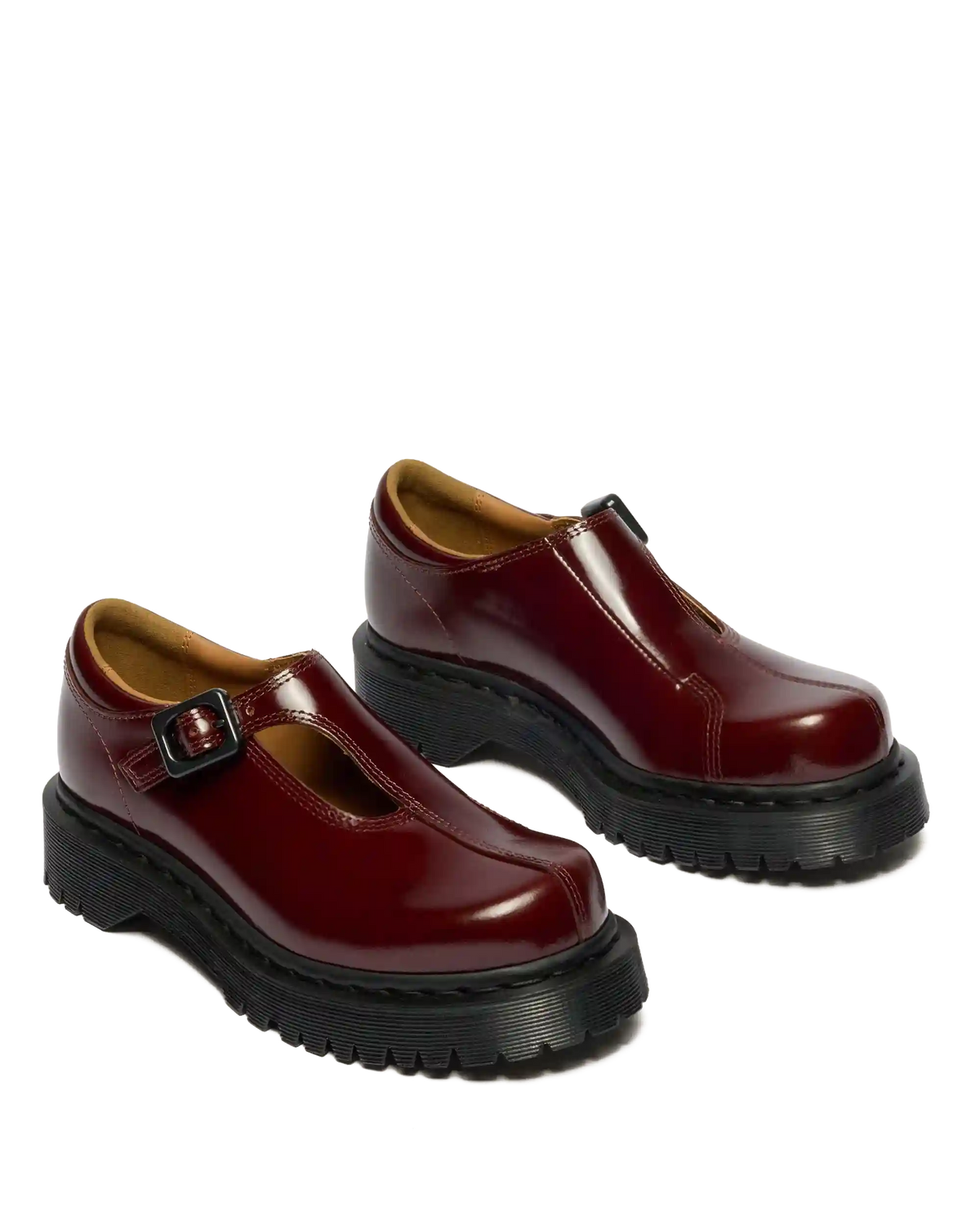 Rejena Mary Jane Lacquered Leather Shoes