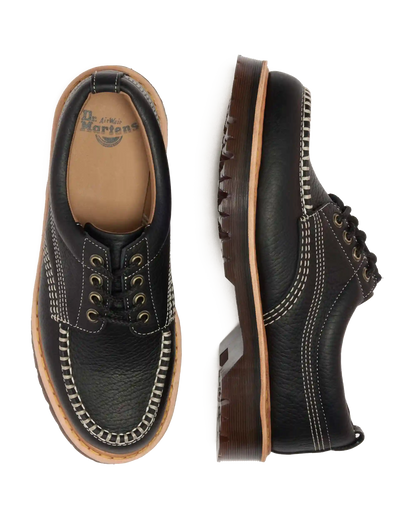 Lowell Wild Grain Leather Moc Toe Shoes