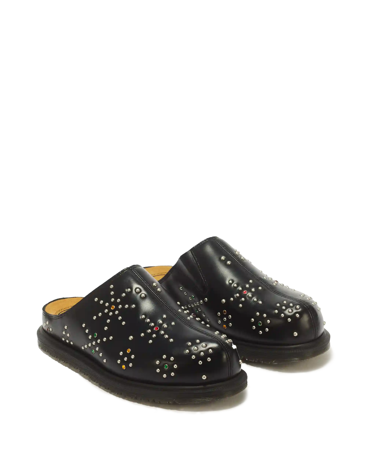 San Studded Leather Mules