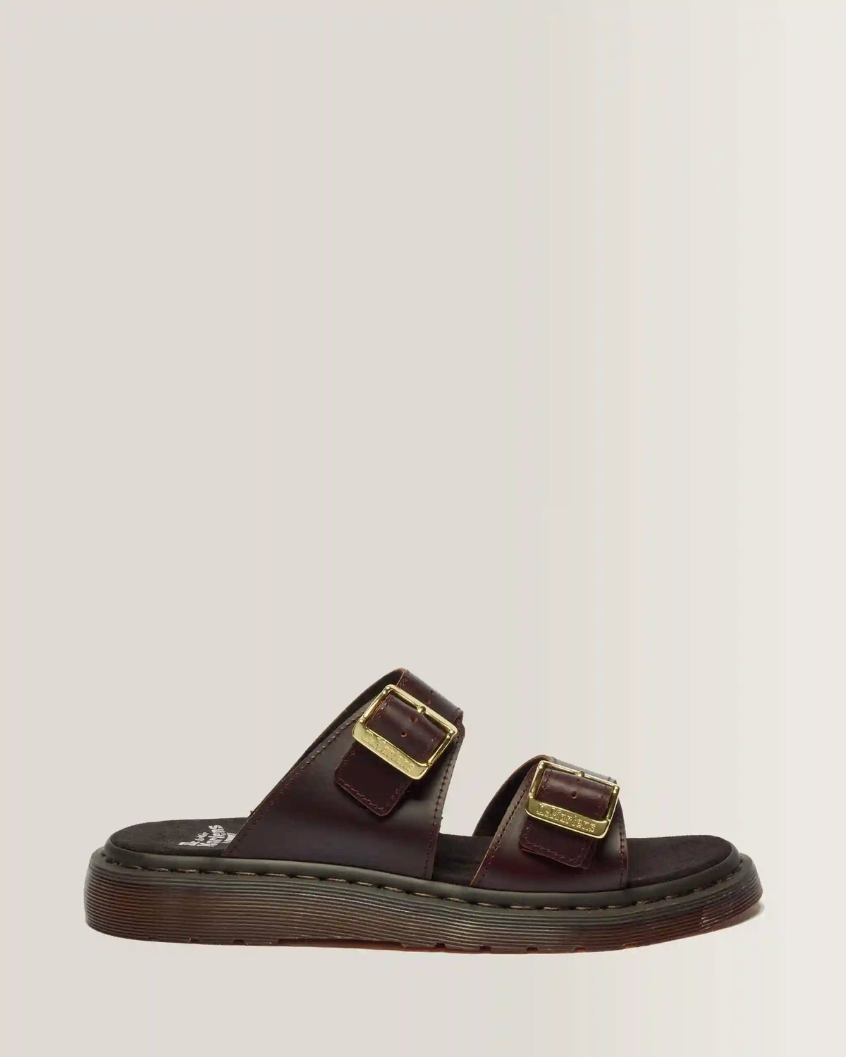 Josef Two Strap Atlas Leather Sandals