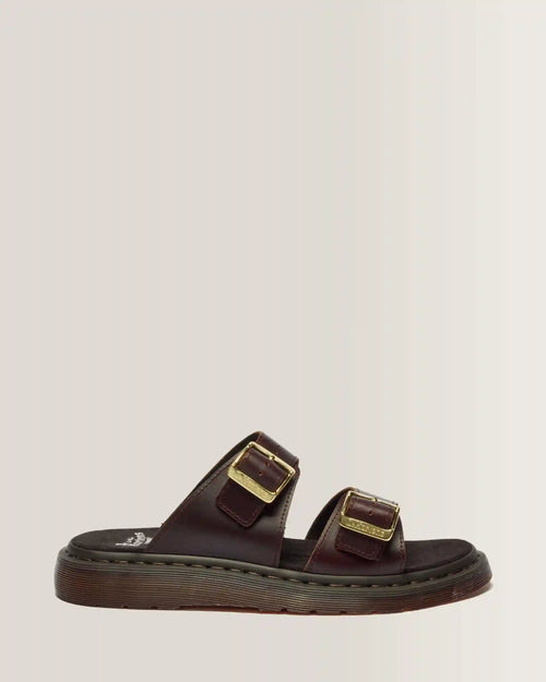 Josef Two Strap Atlas Leather Sandals