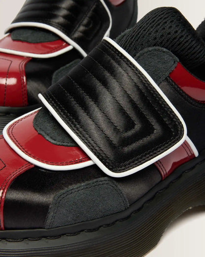 Buzz Strap Mixed Material Shoes