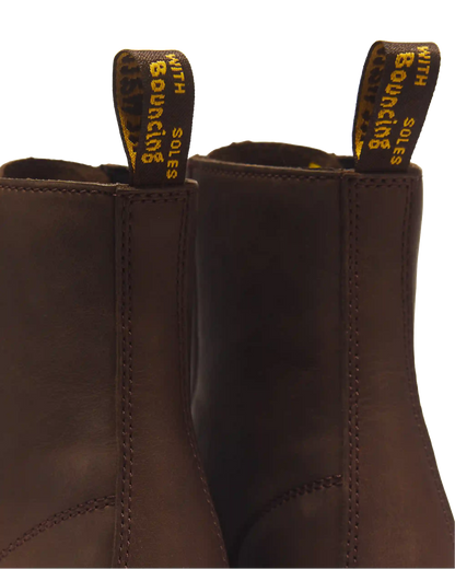 Zebzag Laceless Slip On Leather Boots