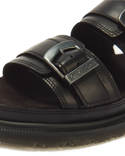 San Two Strap Leather Sandals