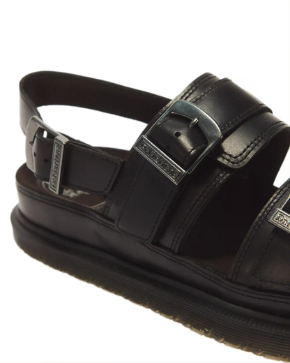 San Two Strap Leather Sandals