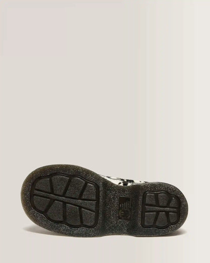 Buzz 5-Eye Dalmatian Hair On Leather Shoes
