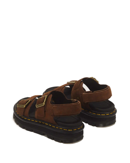 Zebzag Nubuck Platform Sandals
