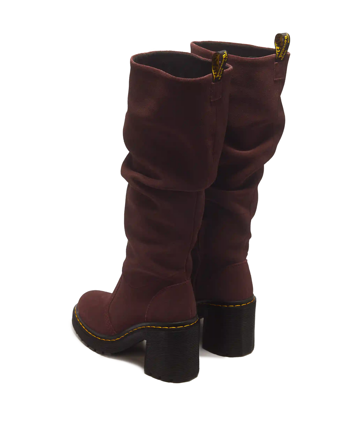 Kasey Suede Knee High Heeled Boots