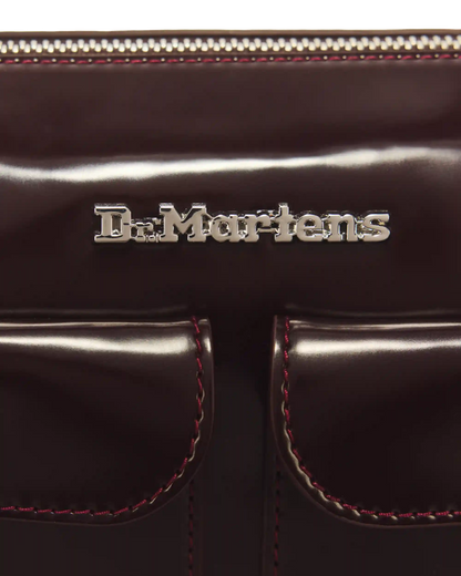 Top Handle Rub Off Leather Bag