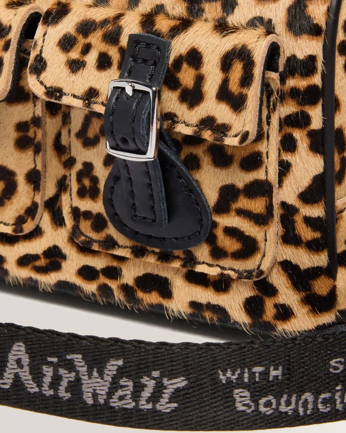 Mini Top Handle Leopard Print Bag