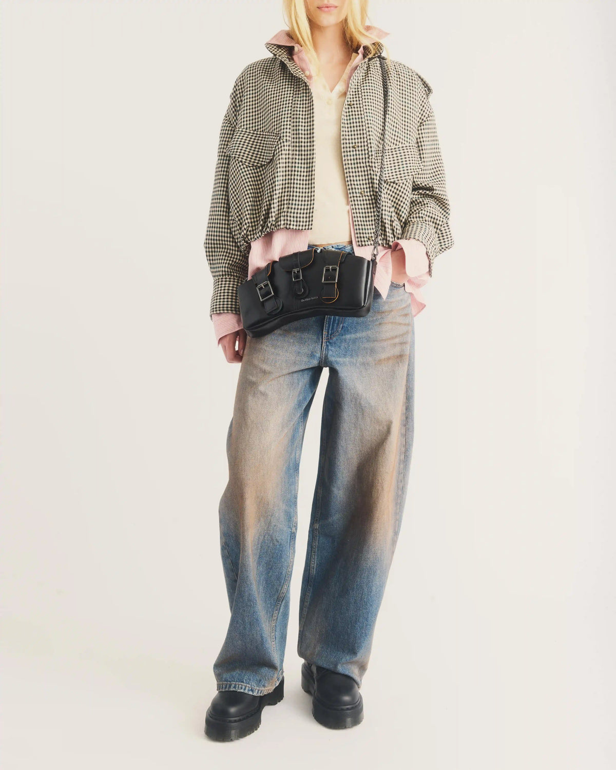 1460 Leather Baguette Shoulder Bag
