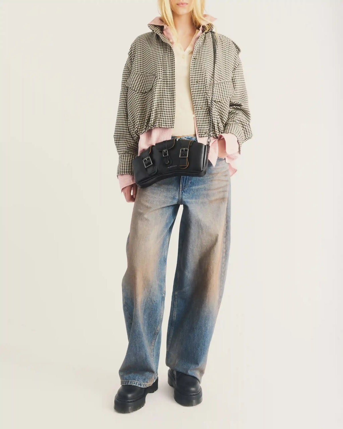 1460 Leather Baguette Shoulder Bag