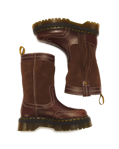 Desert Rodeo Quad Mid Leather & Suede Boots