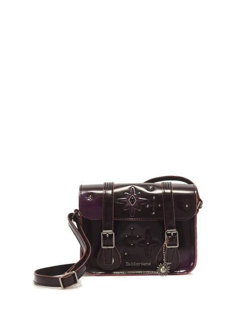 7 Inch Whimsy Goth Arcadia Leather Satchel