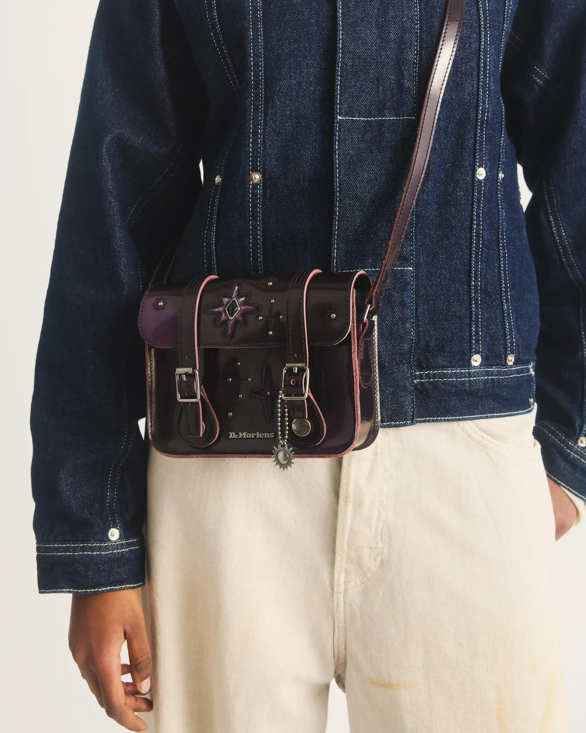 7 Inch Whimsy Goth Arcadia Leather Satchel