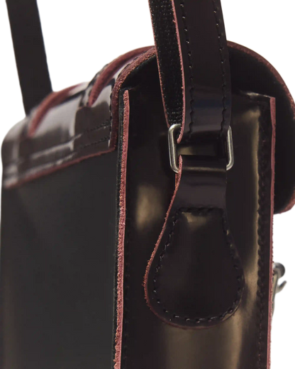 7 Inch Whimsy Goth Arcadia Leather Satchel