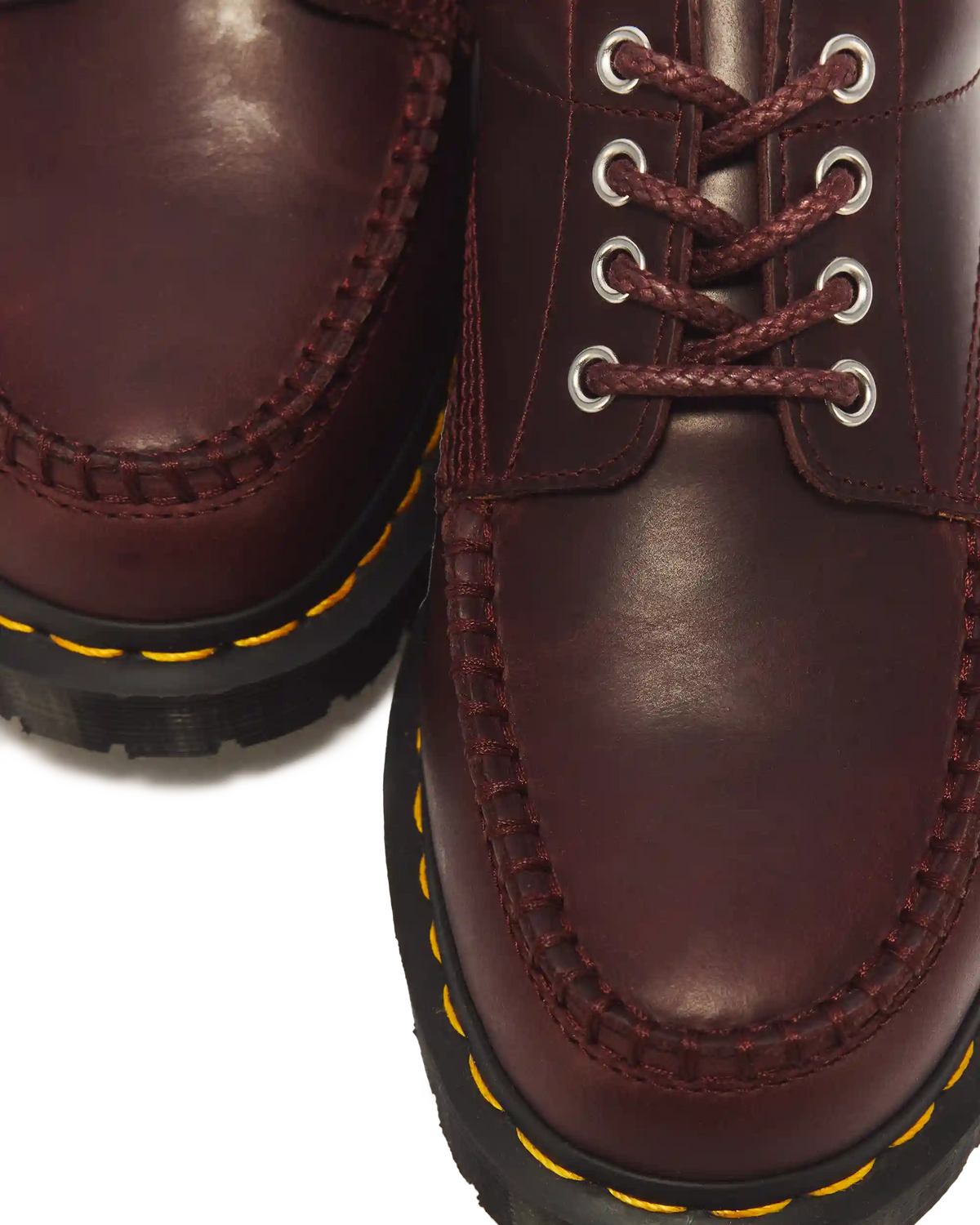 Lowell 4 Eye Mayhem Leather Moc Toe Shoes