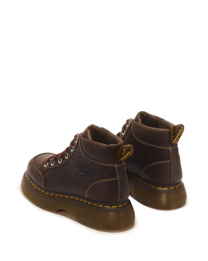 Buzz 6 Eye Crazy Horse Leather Lace Up Boots