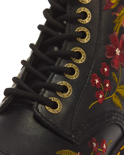Sinclair Floral Wanama Leather Lace Up Boots