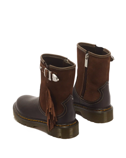 Genaya Desert Rodeo Junior Leather & Suede Rigger Boots