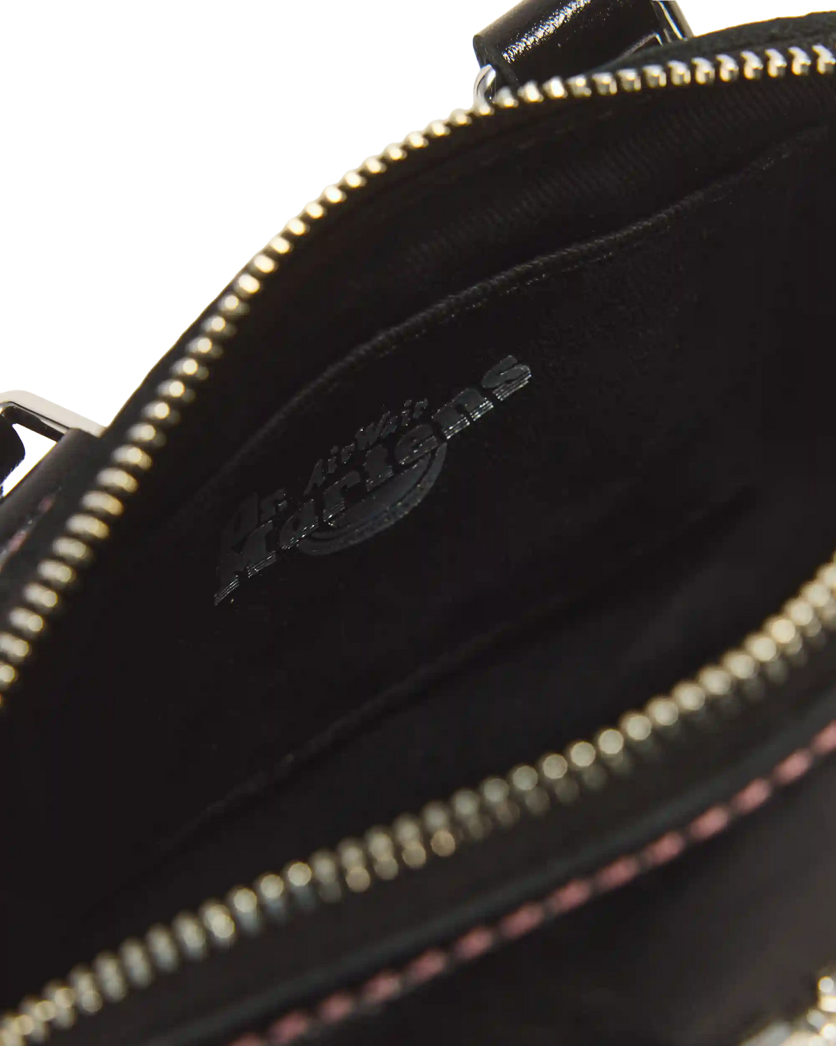Mini Top Handle Milled Gloss Leather Bag