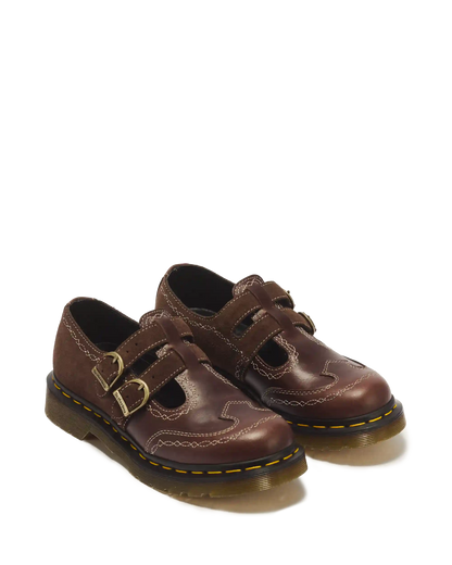 8065 Desert Rodeo Leather & Suede Mary Jane Shoes