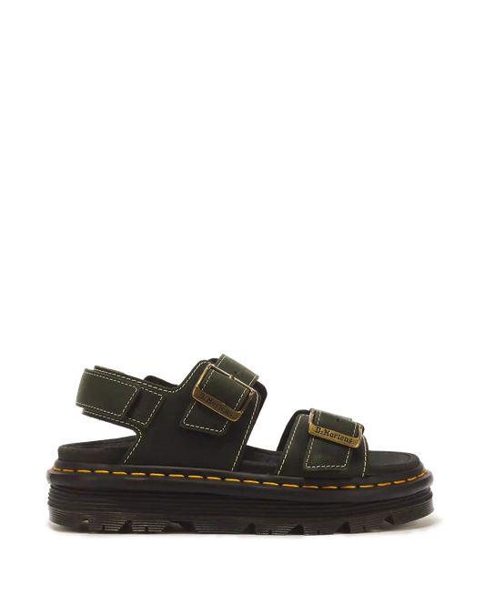 Zebzag Crazy Horse Leather Sandals