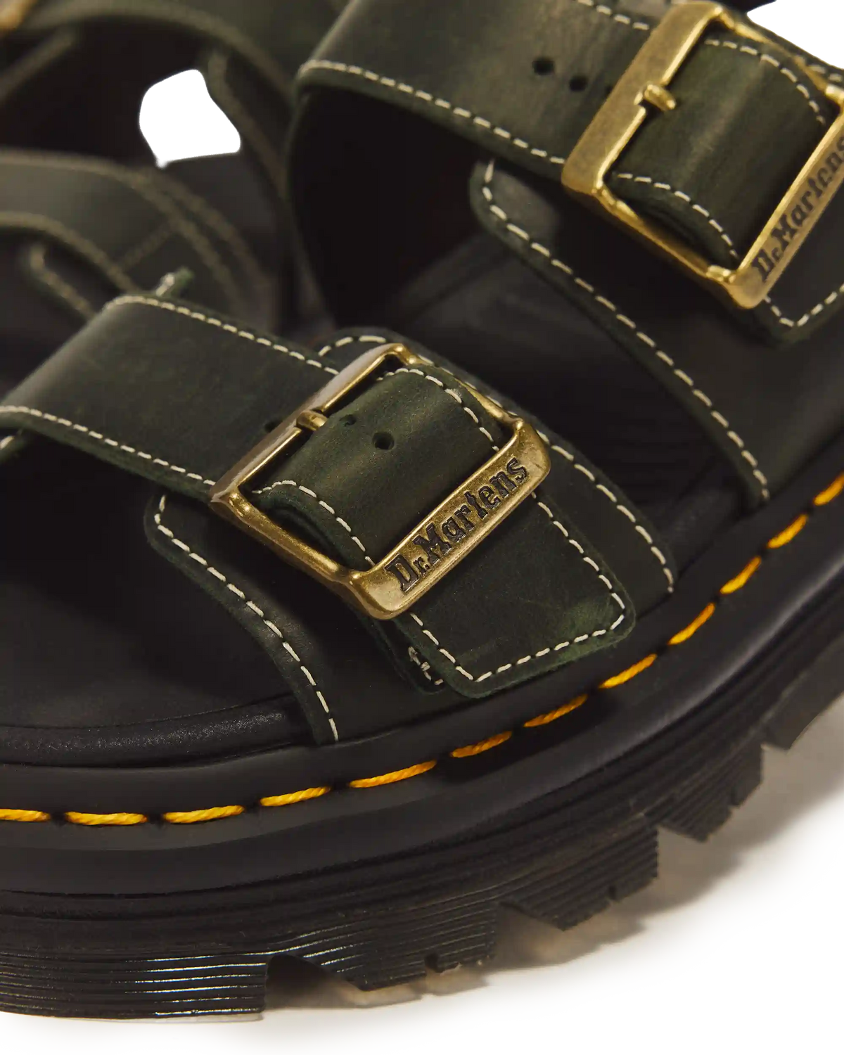 Zebzag Crazy Horse Leather Sandals