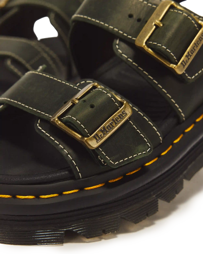Zebzag Crazy Horse Leather Sandals