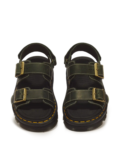Zebzag Crazy Horse Leather Sandals