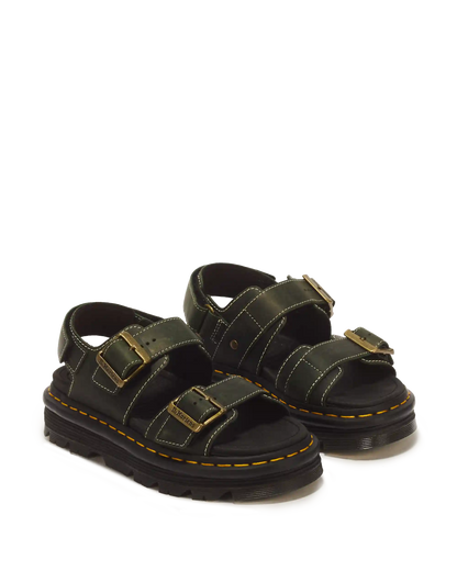 Zebzag Crazy Horse Leather Sandals